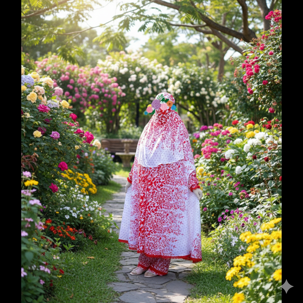 Lilen Fabric Khimar Set LF110