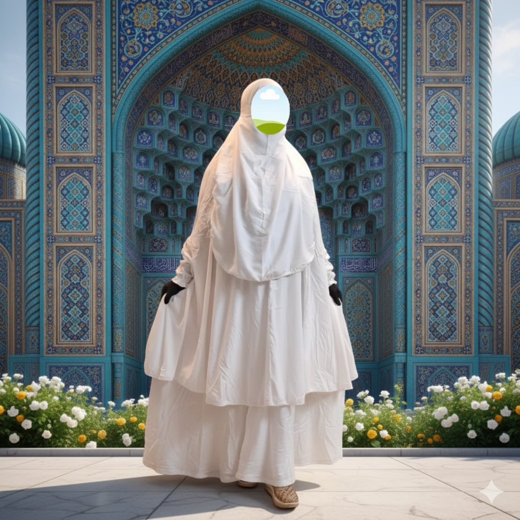 Lilen Fabric Khimar Set LF113