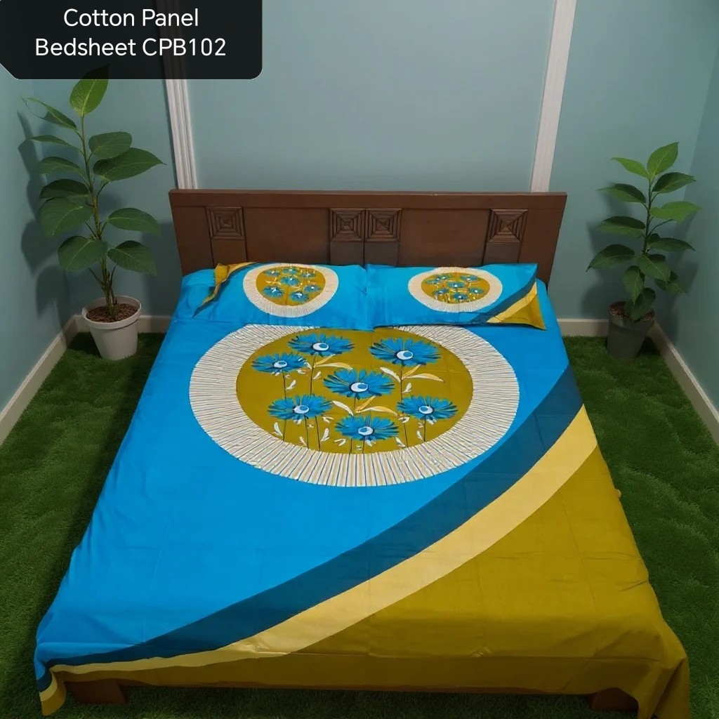 Cotton Panel Bedsheet CPB102