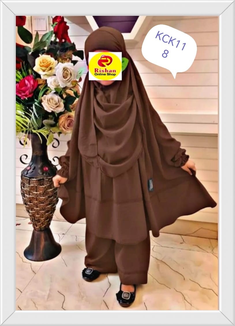 Kids Cherry Khimar Set KCK118