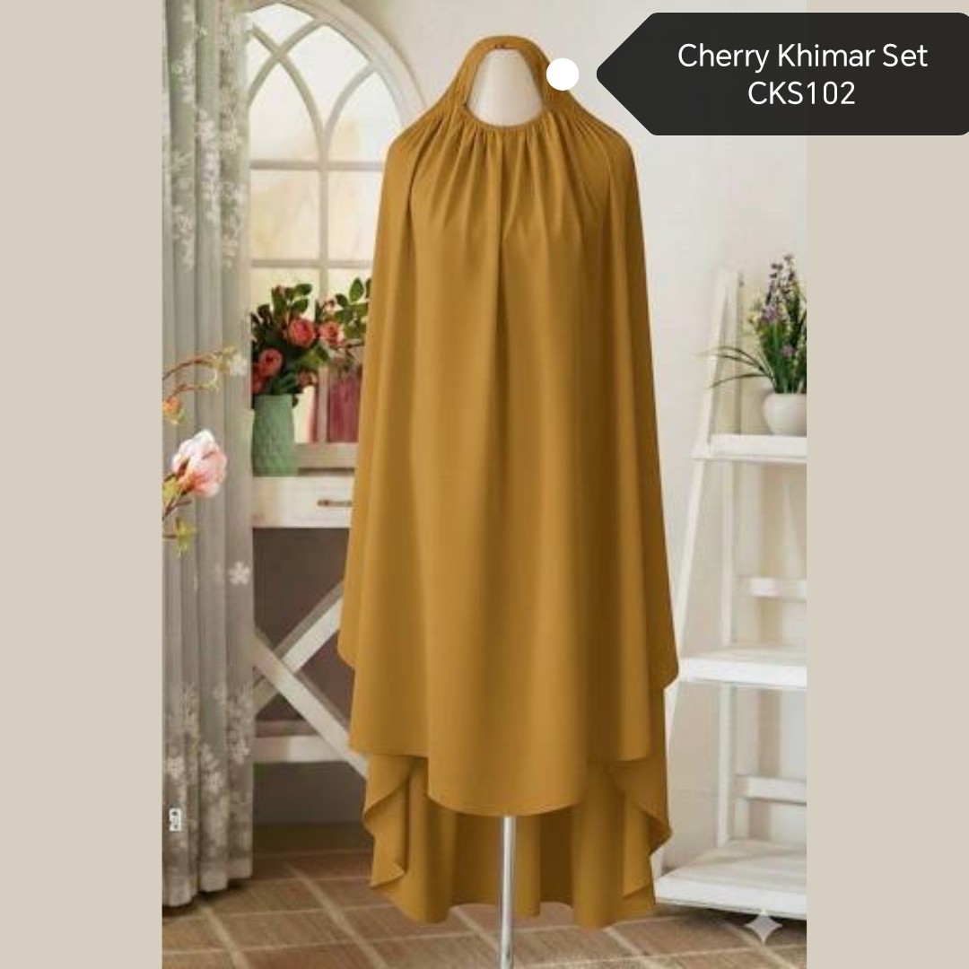 Cherry Khimar Set CKS102